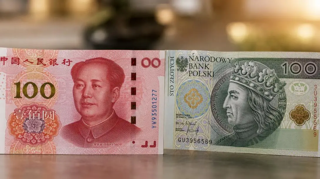 Ile wynosi wartość 1 juana chińskiego w złotych?
