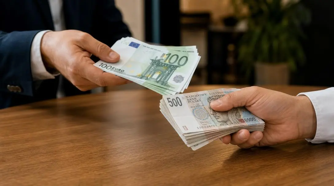 Ile to 100 euro na złotówki?