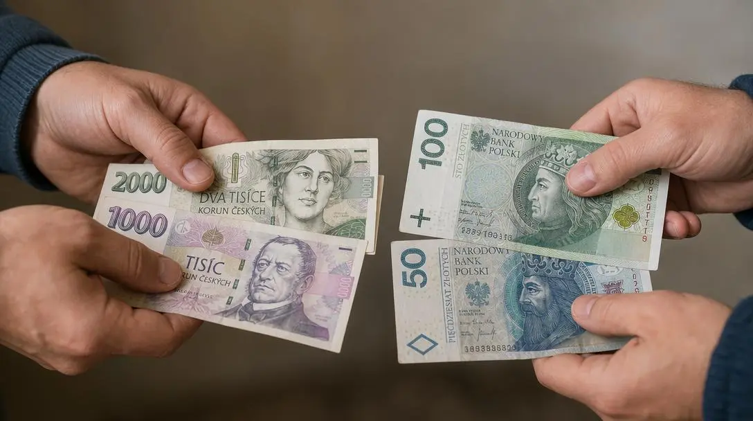 Ile to jest 100 koron czeskich w złotych?